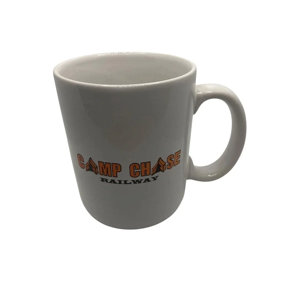 Camp Chase Railway Coffee Mug Columbus Ohio‎ Short Line Railroad Engineer train